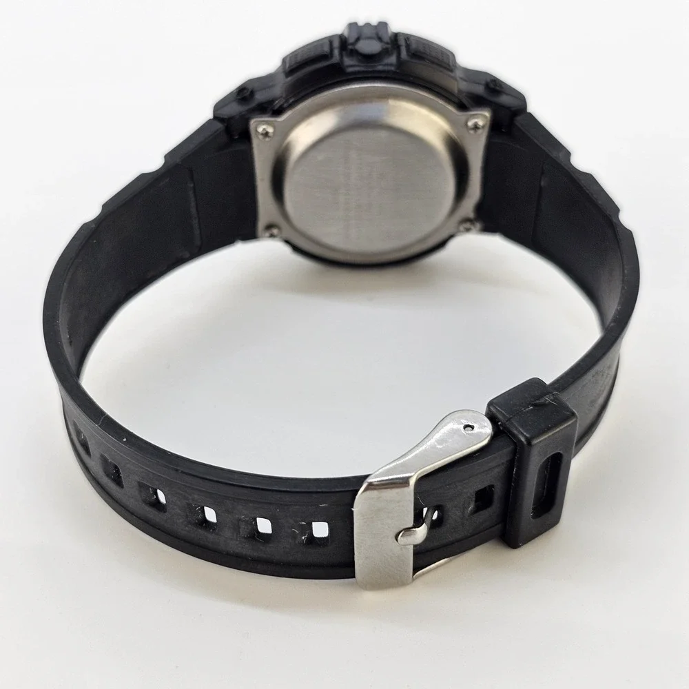 Women's Digital Sports Watch 38MM Black Plastic Bands Light NEW Battery